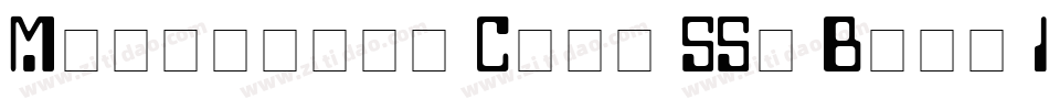 Monologue Caps SSi Bold Italic Small Caps字体转换